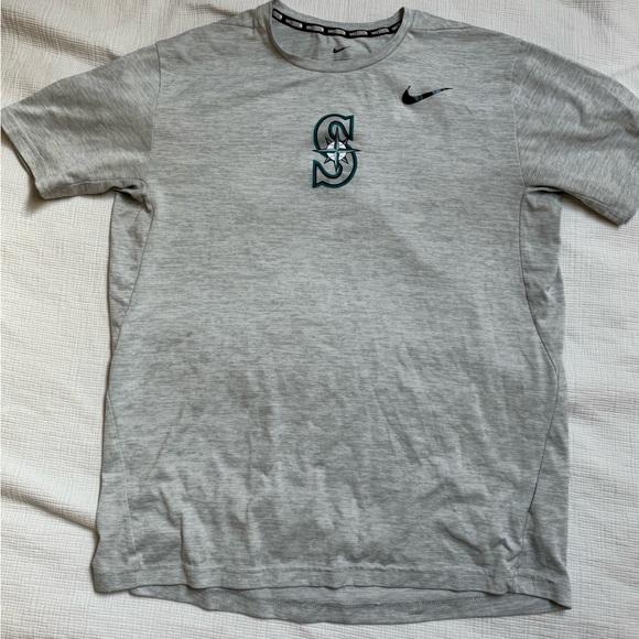 Nike Seattle Mariners Baseball Dri Fit Tee Size L - Picture 1 of 5